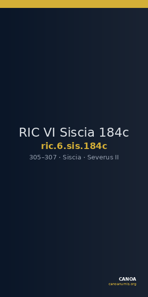 RIC VI Siscia 184c — CANOA