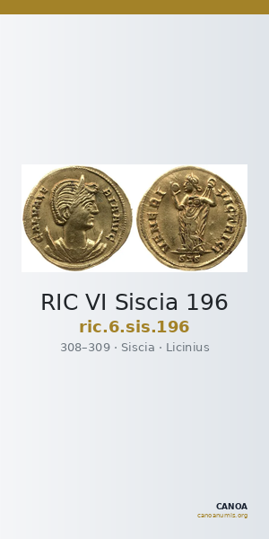 RIC VI Siscia 196 — CANOA