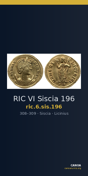 RIC VI Siscia 196 — CANOA