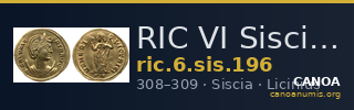 RIC VI Siscia 196 — CANOA