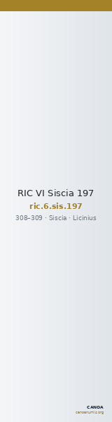 RIC VI Siscia 197 — CANOA