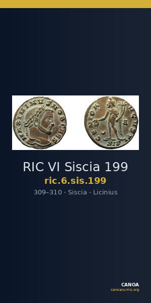 RIC VI Siscia 199 — CANOA