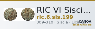 RIC VI Siscia 199 — CANOA