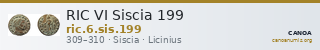 RIC VI Siscia 199 — CANOA