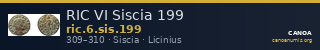 RIC VI Siscia 199 — CANOA
