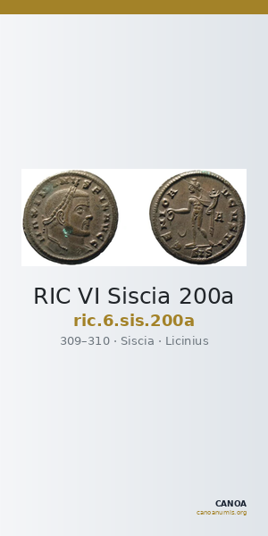 RIC VI Siscia 200a — CANOA