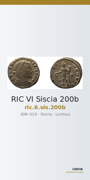 RIC VI Siscia 200b — CANOA