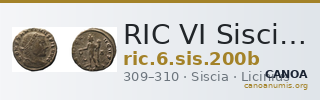 RIC VI Siscia 200b — CANOA