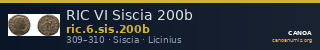 RIC VI Siscia 200b — CANOA