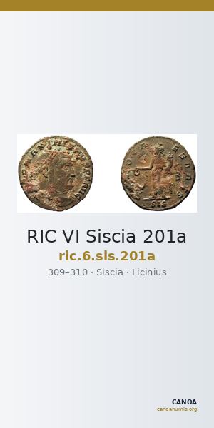 RIC VI Siscia 201a — CANOA