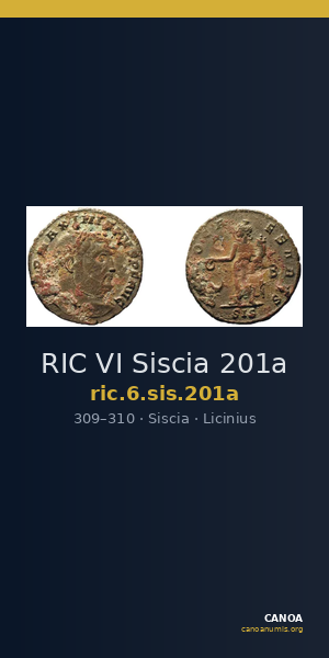 RIC VI Siscia 201a — CANOA