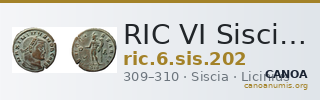 RIC VI Siscia 202 — CANOA