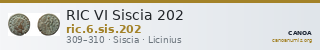 RIC VI Siscia 202 — CANOA