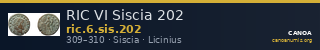 RIC VI Siscia 202 — CANOA