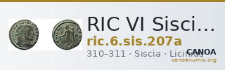RIC VI Siscia 207a — CANOA