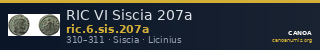RIC VI Siscia 207a — CANOA