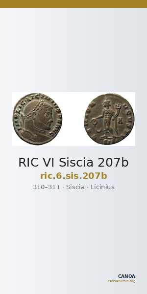 RIC VI Siscia 207b — CANOA