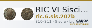 RIC VI Siscia 207b — CANOA