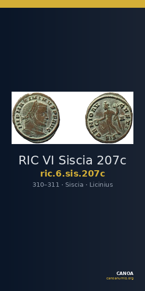 RIC VI Siscia 207c — CANOA