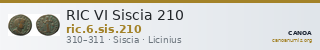 RIC VI Siscia 210 — CANOA