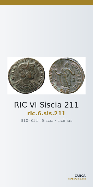 RIC VI Siscia 211 — CANOA