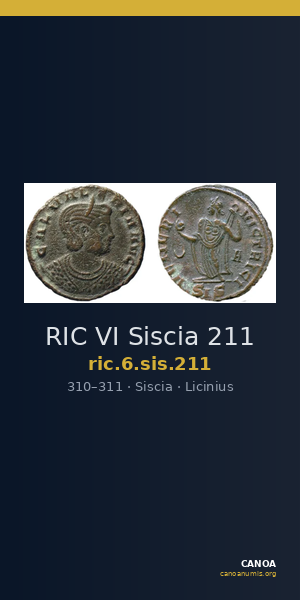 RIC VI Siscia 211 — CANOA