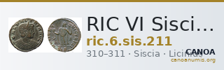 RIC VI Siscia 211 — CANOA