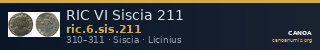 RIC VI Siscia 211 — CANOA