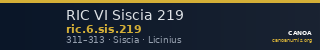 RIC VI Siscia 219 — CANOA