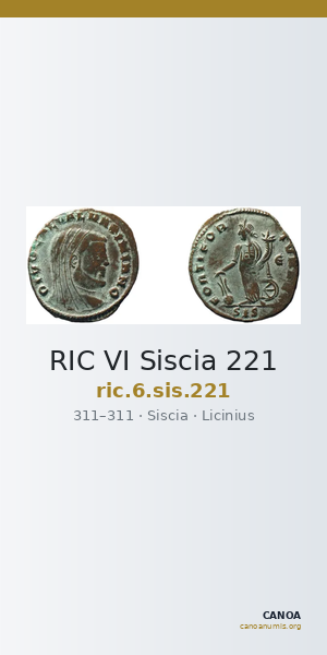 RIC VI Siscia 221 — CANOA