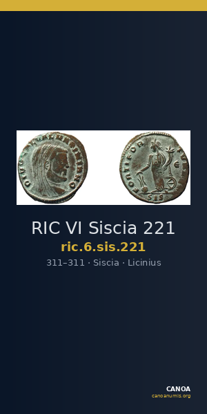 RIC VI Siscia 221 — CANOA