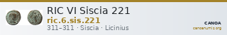 RIC VI Siscia 221 — CANOA