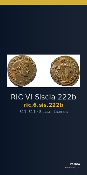 RIC VI Siscia 222b — CANOA