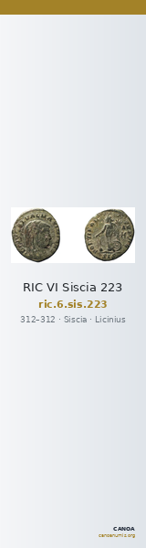 RIC VI Siscia 223 — CANOA