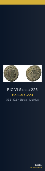 RIC VI Siscia 223 — CANOA
