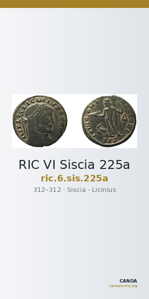 RIC VI Siscia 225a — CANOA