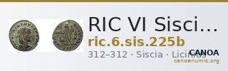RIC VI Siscia 225b — CANOA