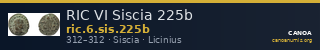 RIC VI Siscia 225b — CANOA
