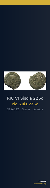 RIC VI Siscia 225c — CANOA