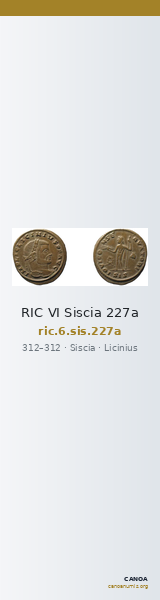 RIC VI Siscia 227a — CANOA