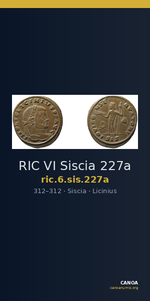 RIC VI Siscia 227a — CANOA