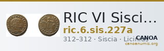 RIC VI Siscia 227a — CANOA