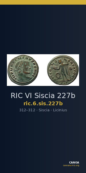 RIC VI Siscia 227b — CANOA