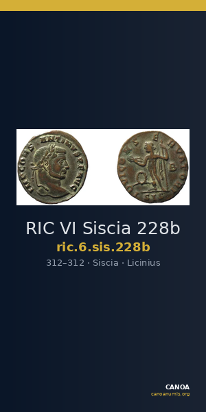 RIC VI Siscia 228b — CANOA