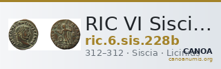 RIC VI Siscia 228b — CANOA