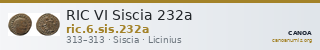 RIC VI Siscia 232a — CANOA