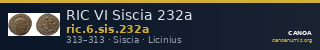 RIC VI Siscia 232a — CANOA