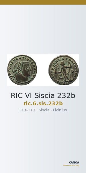 RIC VI Siscia 232b — CANOA