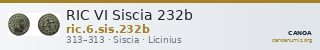 RIC VI Siscia 232b — CANOA