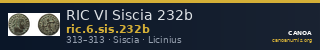 RIC VI Siscia 232b — CANOA